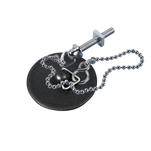 Contract Rubber Basin Plug & Chain